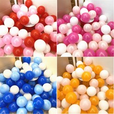 100 X Latex Plain Balloons 10" Latex Party Balloons Birthday Wedding Party Balon