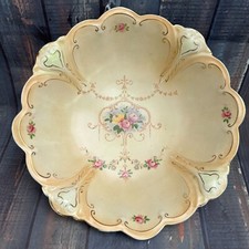 Vintage Crown Ducal Ware Regal Serving Fruit Bowl Blush Ivory Ware AG Richardson