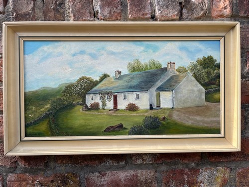Vintage signed oil - signed, on