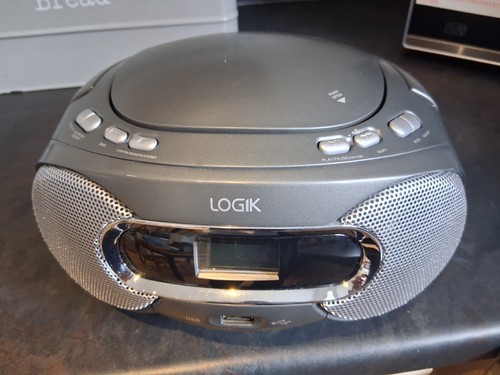 Logik portable boombox fm - boombox,