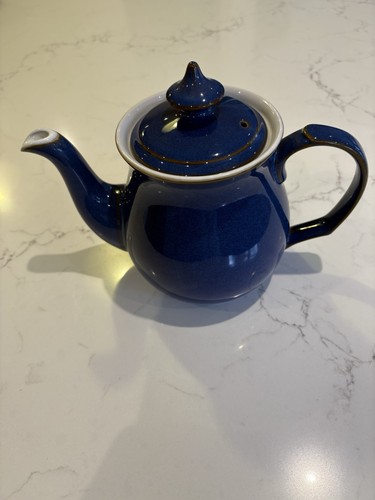 Denby teapot imperial blue - teapot,