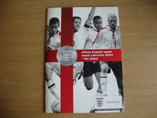 Euro 2004 -England Squad Medal Album -Sainsburys -New & Unused -Empty -Excellent