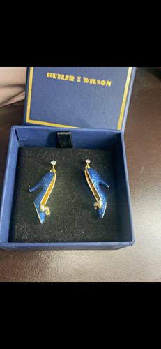 Butler wilson blue glitter - wilson,