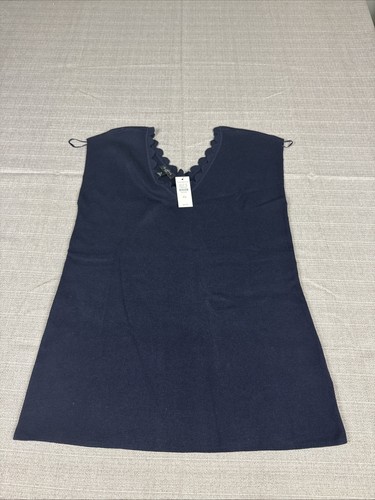 Talbots navy sleeveless - talbots,