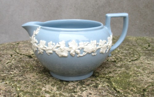 Vintage wedgwood embossed blue - vintage,