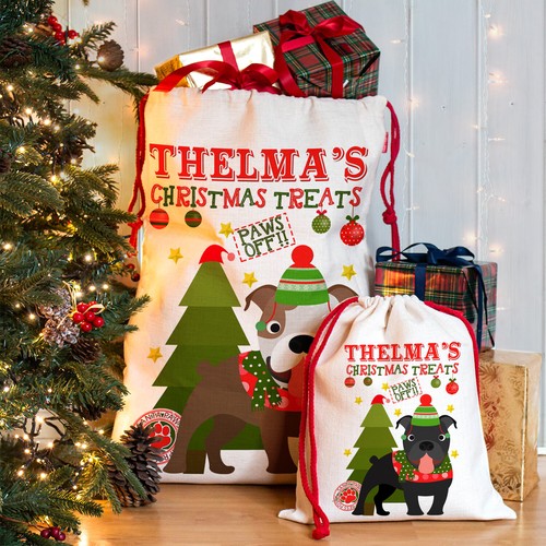 Personalised dog christmas - personalised,