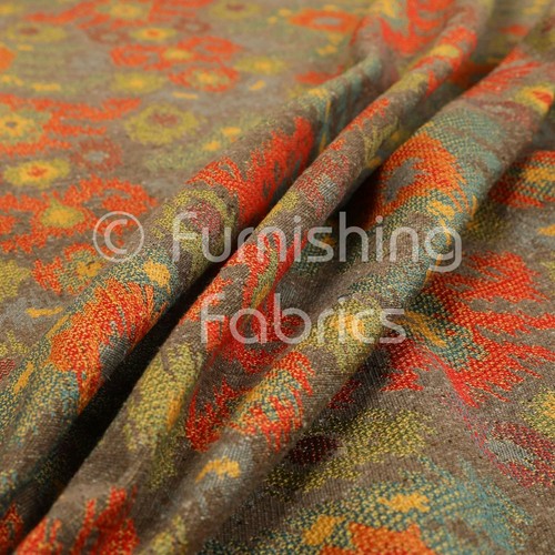 Full colourful damask pattern - colourful,