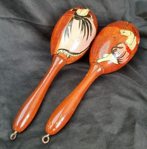 Vintage wooden pair - vintage, of
