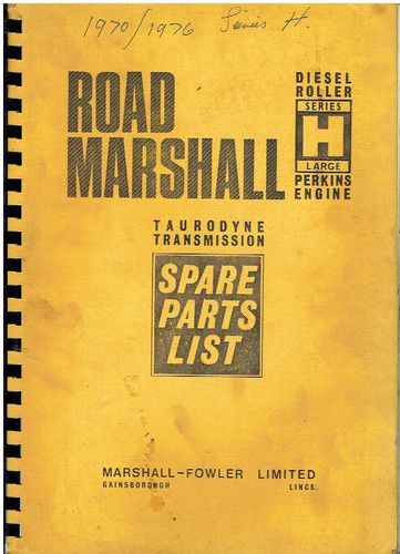 Road marshall series - marshall, h