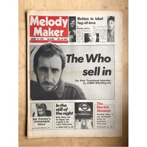 Who melody maker magazine jan - who,