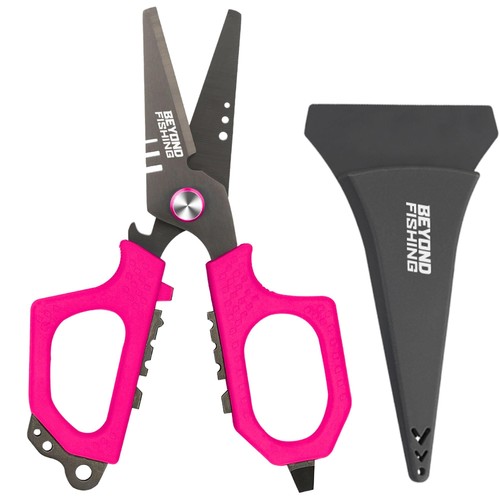 Pink fishing scissors - pink,
