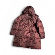 Centigrade Wine Metallic Mid Length Puffer Jacket Size M Warm Winter Coat