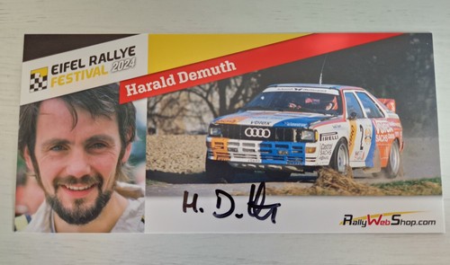Postcard harald demuth audi - harald,
