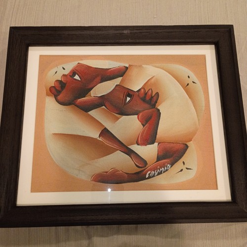 Vintage haitian folk - vintage, art