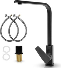 Modern Black Kitchen Mixer Tap
