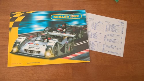 Scalextric 2001 catalogue 42nd - catalogue,