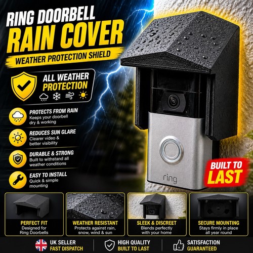 Ring doorbell rain cover - ring,