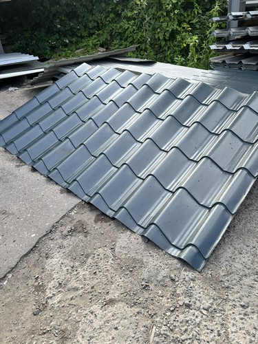 Tile effect roofing sheets - effect,