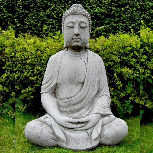Giant stone buddha statue - giant, 1m