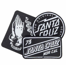 SANTA CRUZ - Jason Jessee Pray Patch Set -  Set of 3 Skateboard / Patches