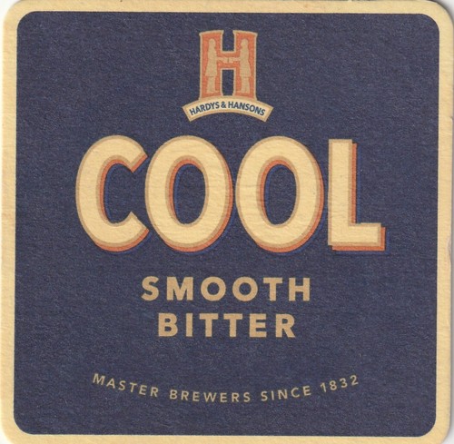 Beer mat hardys hansons - hardys, &