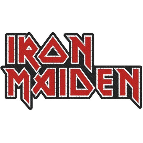 Iron maiden patch logo cut - iron,