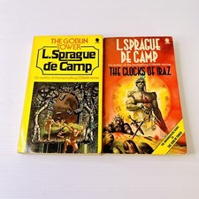 The Goblin Tower + Clocks of Iraz by L. Sprague de Camp 1979 Sphere Fantasy