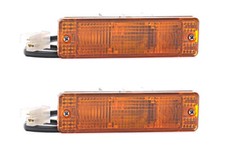 Orange Indicator Pair TYC Fits VW AUDI Caddy Derby Golf Mk1 Mk2 Jetta 171953055