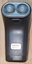 Vintage Philips Philishave HP1207 1980s battery travel shaver with box. inc batt