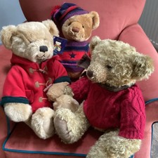 3 Harrods Christmas Bears