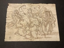 Old Master Drawing 16thC Northern European Studio Pieter Breughel