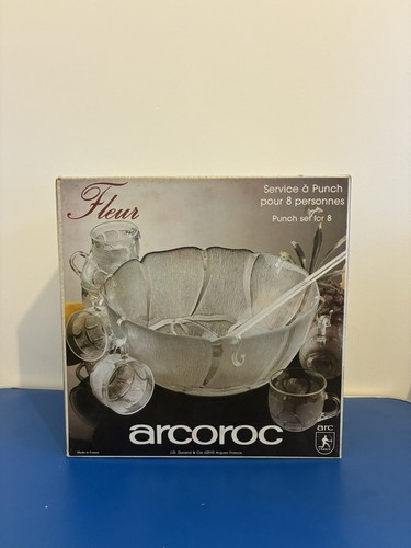 Arcoroc fleur vintage punch - arcoroc,