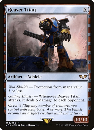 Reaver titan 40k 163 nm - titan,