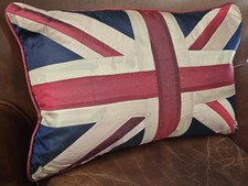 Union Jack Silk Cushion Cover