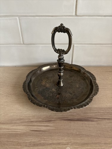 Vintage silver metal high - metal, tea