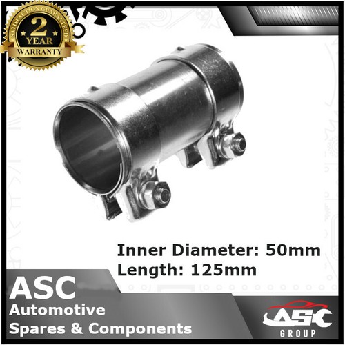 Universal double clamp exhaust - double,
