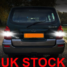 2 White Reverse Light Bulbs LED CANBUS 1156 382 P21W BA15s For Terracan UK STOCK