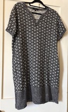 Next Black White Geo Linen