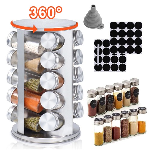 Kitchen rotating spice rack - kitchen,