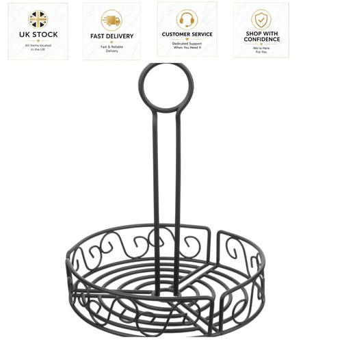 Compact wire condiment holder - wire,