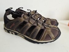 NEW Mens HI-TEC Cove Breeze Brown Walking Holiday Sandals UK Size 11 closed toe