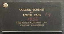 ROVER Cars Colour Schemes