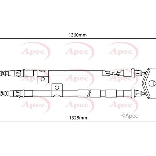 Apec cable pull - cable, brake