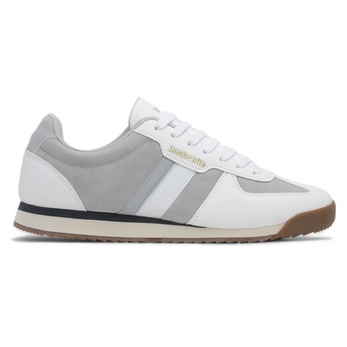 Lambretta mens trainers white - mens,