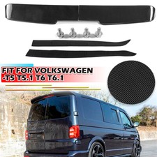 BARN DOOR REAR ROOF BOOT SPOILER CARBON LOOK FOR 2003-2021 VW TRANSPORTER T5 T6