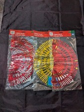 Vintage Foil Hanging Balls Decoration Set Of Three NOS By Snow White CB30