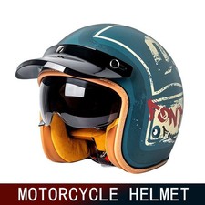Retro Open Face Motorbike