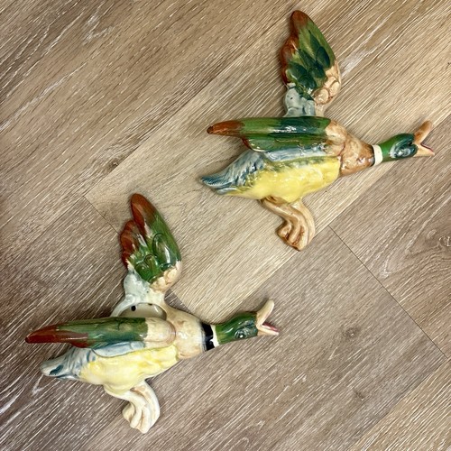 Vtg mallard duck - vtg, flying