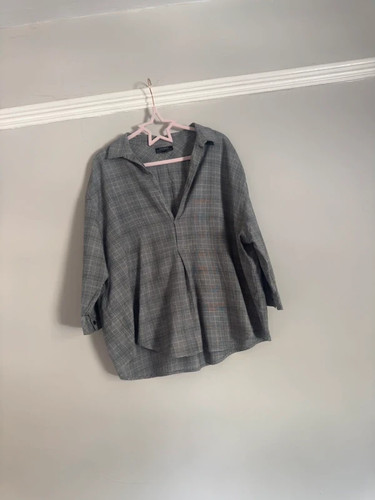 Zara size grey check - size,