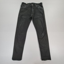 Levis 512 Mens Jeans Black W32 L32 Slim Fit Tapered Premium Stretch Denim